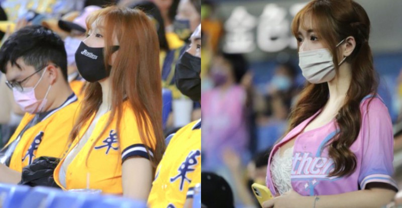 【WPT扑克】球賽看台區捕捉中信兄弟「超胸女球迷」　其他觀眾也忍不住偷拍