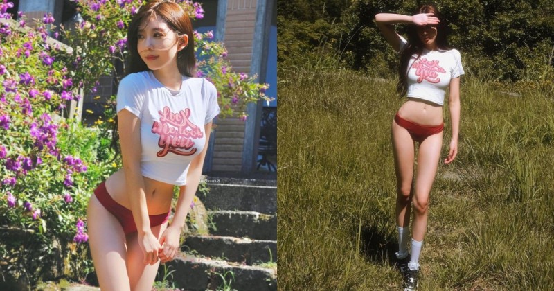 【WPT扑克】超凶長腿正妹的「驚人戶外穿搭」！短上衣＋小褲褲根本藏不住「巨乳和美腿」！