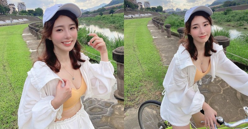 【WPT扑克】河堤旁的Ubike女神！氣質正妹「陳思穎」清新又有料，笑起來讓人融化