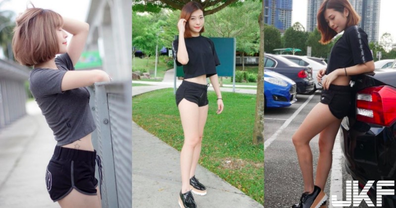 【WPT扑克】這腿太惹火！正妹「雪白肌膚」吹彈可破，公園大露「極品水蛇腰」路人完全受不了！