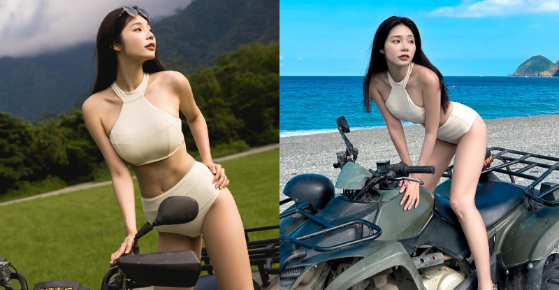 【WPT扑克】海陸通殺！陽光女神「凱西馬鈴薯」帥騎沙灘車，「美體大露腹肌」超養眼！