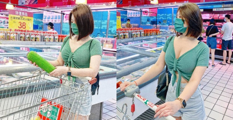 【WPT扑克】短髮巨乳妹「Judy邱比特」爆乳採購烤肉食材　手握大絲瓜沈思…