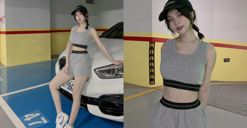 【WPT扑克】香車配美人！白皙正妹」倚靠車頭太吸睛，「大眼甜笑」讓司機戀愛