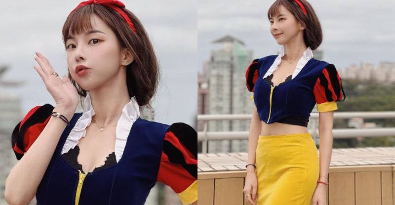 【WPT扑克】「真人白雪公主」衣服版型超邪惡，「緊致細腰頂美乳」再顯完美臀腿線