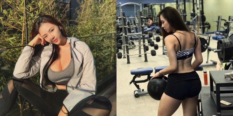 【WPT扑克】螞蟻腰+核彈巨乳！韓國「大奶健身騷妹__bygracekim」隨便一張照片都好尻