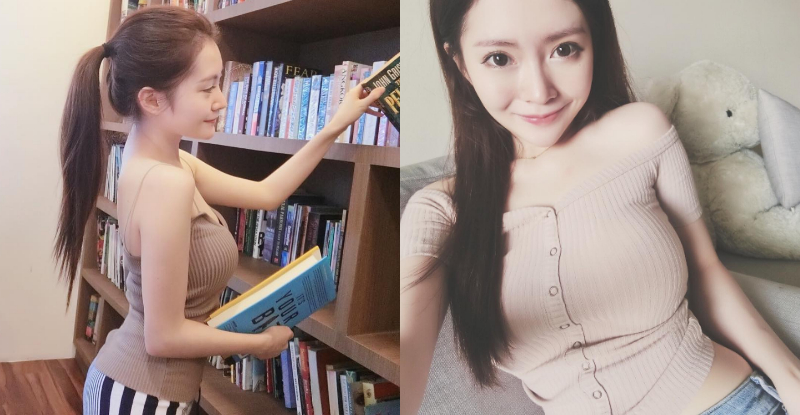 【WPT扑克】圖書館遇知性「巨乳正妹」！狂暴上圍根本危險物品！無法認真看書了…