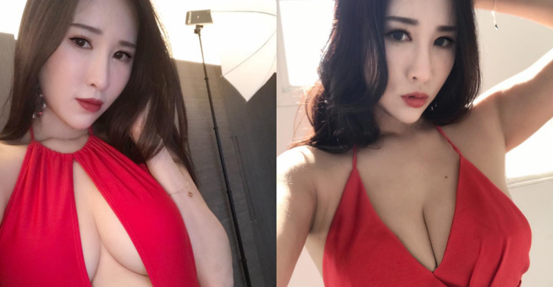 【WPT扑克】中洞開開露出渾圓飽滿「人字奶」！G乳正妹穿上「超高衩」禮服太惹火！