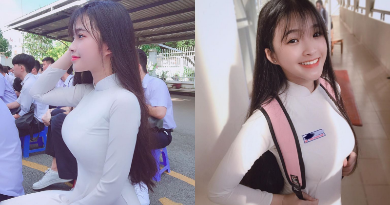 【WPT扑克】校園神正妹！越南網紅穿「學校制服」太性感引發議論，換上私服曬超長「事業線」