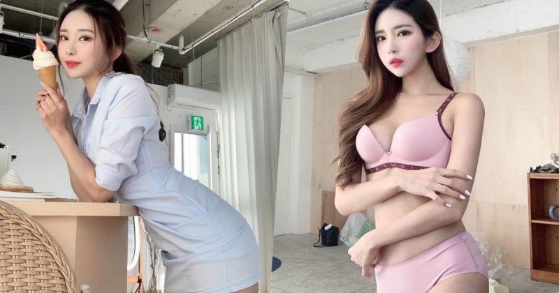 【WPT扑克】水蛇腰辣妹「吃冰淇淋S曲線太兇」，前凸後翹辣到無法擋！