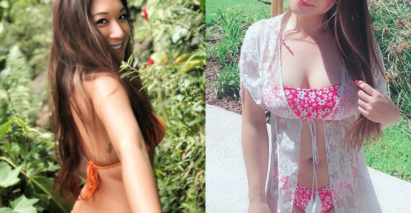 【WPT扑克】海邊出現凶狠妹子內建一對「深水炸彈」好危險，乳波不斷讓人受不了…