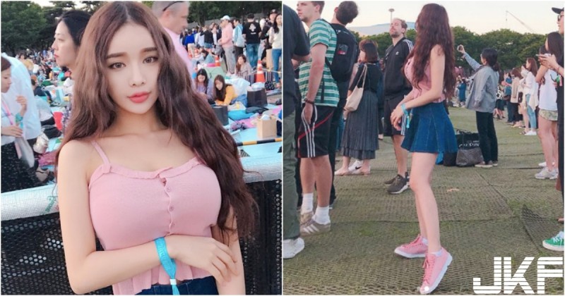 【WPT扑克】草坪音樂會驚見「娃娃臉巨乳妹！」超狂尺寸「奶跟頭一樣大」！ig裡滿滿霸氣乳量！