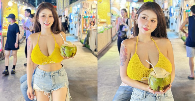 【WPT扑克】巨乳重機女王《艾妃aifei》泰國行大解放　跟椰子比誰大！