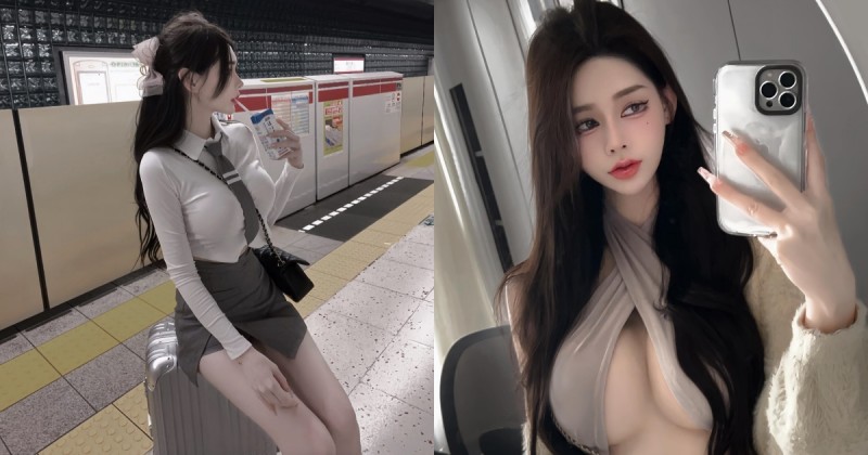 【WPT扑克】「巨乳JK」日本站台等電車！超發育雙峰和白嫩美腿讓人想搭訕