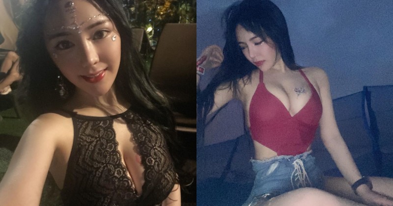 【WPT扑克】港味正妹紅色小可愛「爆乳露腰」堪比小辣椒，裸背沐浴也大方分享！