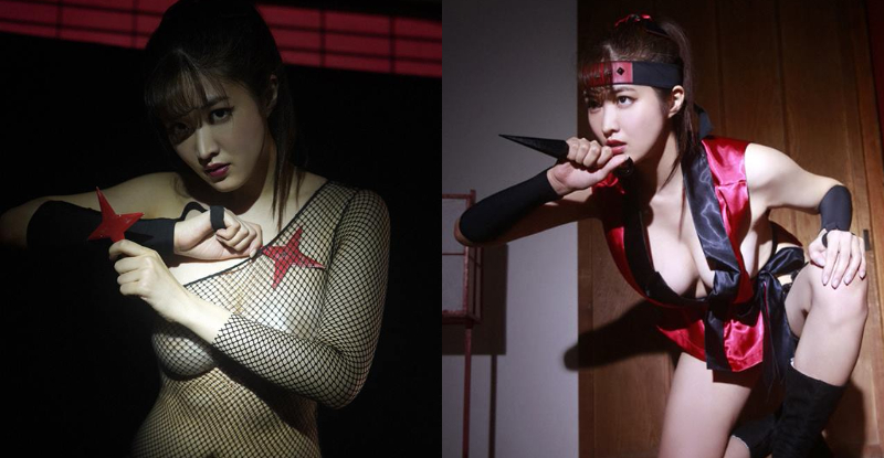 【WPT扑克】真．超星拳婦！熟女姐姐化身「性感忍者」　衣不蔽體渾圓美乳差點掉出！