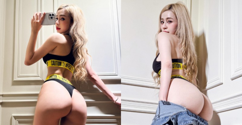 【WPT扑克】性感金髮女孩《Wendy南湘》大曬極品翹臀　渾圓線條超犯規