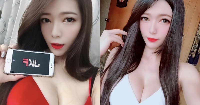 【WPT扑克】長髮正妹「劉培」渾圓雙球好吸睛，性感表演服「雪白山峰」大方展現！