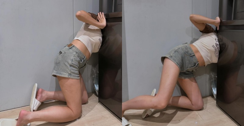 【WPT扑克】寵物美容師《Angela寶7》想撿縫隙裡的東西卻被巨乳卡住