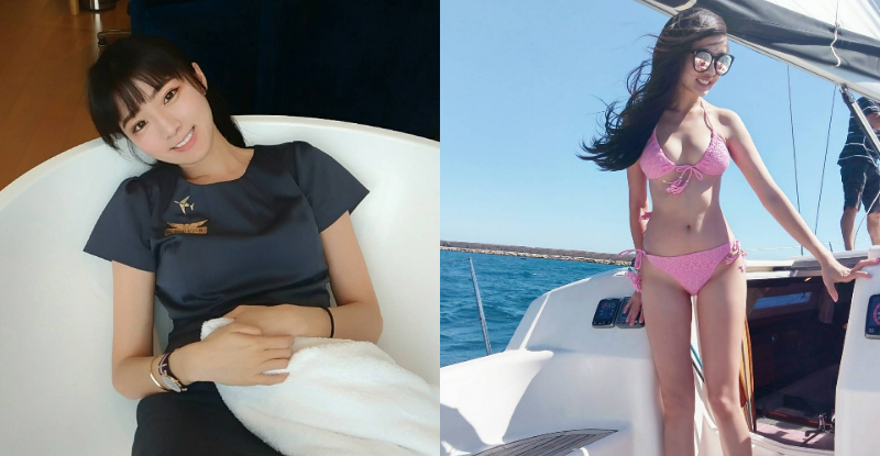 【WPT扑克】只載大老闆！商務機小隻馬「甜美空姐」笑容好清新，快被她融化了！