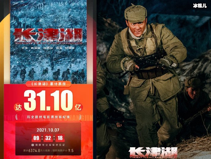 【WPT扑克】《长津湖》成影史历史片票房冠军, 票房破31.10亿持续逆跌