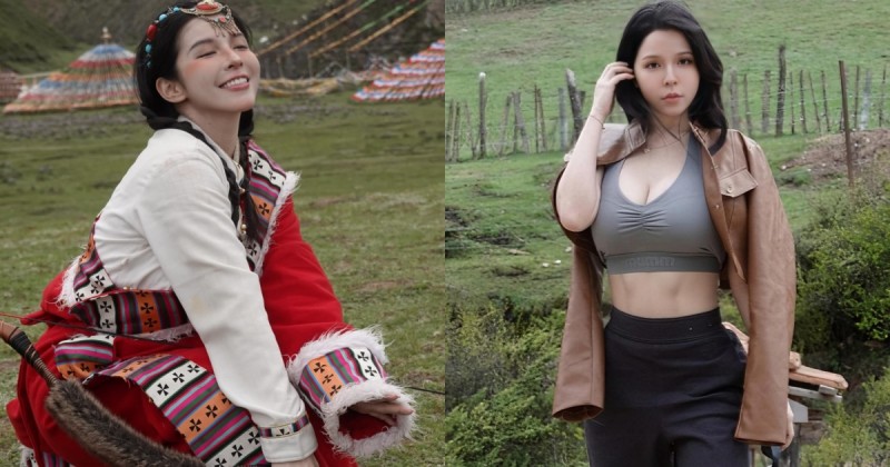 【WPT扑克】去川藏露奶可以嗎？巨乳姐「香菱」在海拔4600米爆乳露腹肌好狂！