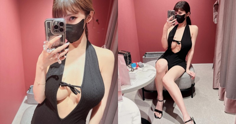 【WPT扑克】這樣出門可以嗎？巨乳甜心「安希」深V開到肚臍，火辣雙乳大膽通風