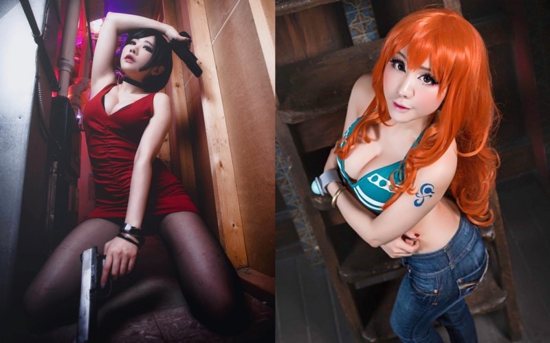 【WPT扑克】美式Coser「大奶版安心亞」巨乳娜美666一波　這個奶球很軟很Q很暴力