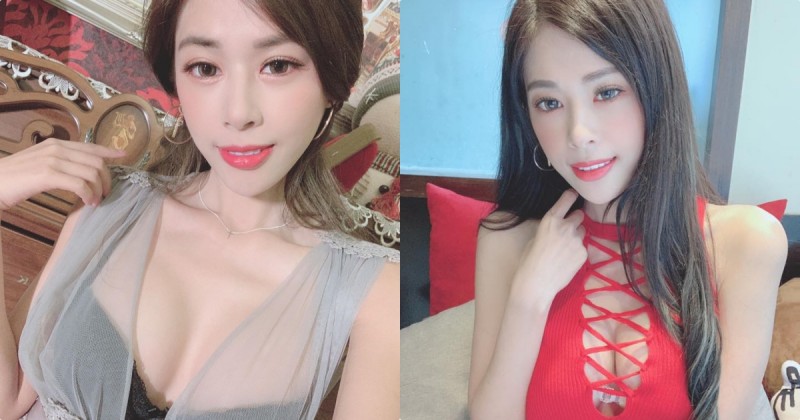 【WPT扑克】美豔麻豆「嵐嵐」挖空裝露出大車頭燈，迷人豐唇充滿強烈誘惑！