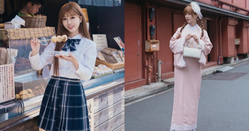 【WPT扑克】氣質正妹「凱蒂老師」遊東京完美融入當地！化身JK青春又甜美！