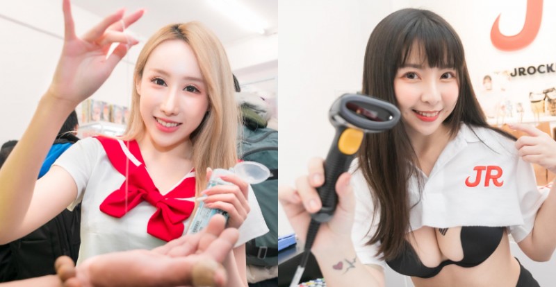 【WPT扑克】JR Store「一日店長」玩好大！現場直接和JKF女郎一起試用情趣用品