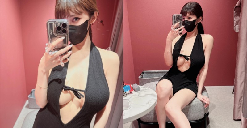 【WPT扑克】巨乳甜心《安希Anxi》曝光深V私服　一路開到肚臍涼快又顯身材