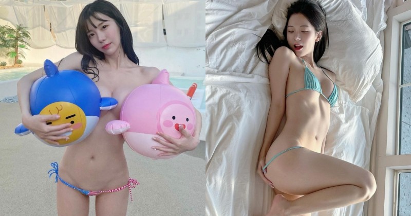 【WPT扑克】清純正妹骨子裡超色！玩水用「氣球遮點」，比基尼小褲褲還拉到見底！