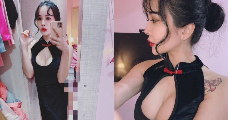 【WPT扑克】性感正妹「瑄妹」挖空旗袍太火辣，「飽滿的深溝視角」好兇狠！