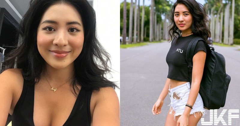 【WPT扑克】台大正妹健起來～前凸後翹「蜜桃臀超緊實」，白色短褲邊邊溢出未免太誘人…