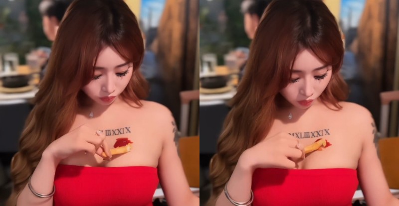 【WPT扑克】有奶味？巨乳小隻馬《Bebe韶瑄》示範薯條沾番茄醬的正確方式