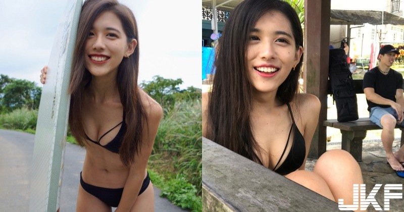 【WPT扑克】太可愛了吧～衝浪正妹不經意「比基尼倒乳」，超完美「男友視角」被神捕捉啦…