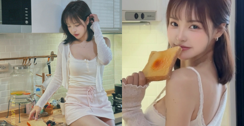 【WPT扑克】極品正妹「UU」送精神糧食，「乳香早餐」是天下男人夢想！