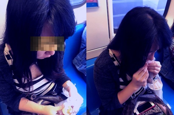 【WPT扑克】捕獲野生奶妹捷運上吞東西…　網罵「露溝就能吃蛋」底下戰翻！