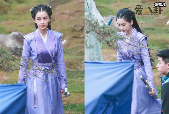 【WPT扑克】杨颖新剧路透曝光, 一身紫衣尽显好身材却被吐槽状态不佳