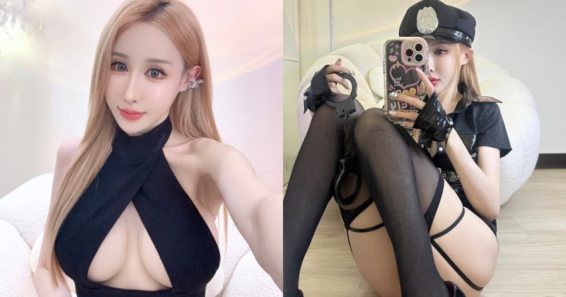 【WPT扑克】已被逮捕！嗆辣小女警「潔兒Yui」黑絲吊帶火辣誘惑，全民都想自首！