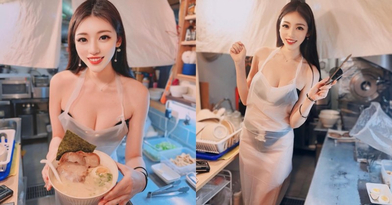 【WPT扑克】超火辣拉麵店長「謝立琪Kiki」！穿比基尼端麵露「美乳嫩臀」！