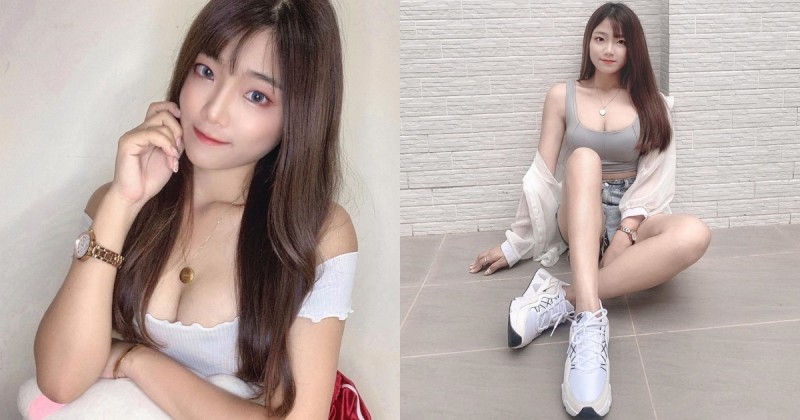 【WPT扑克】超甜美「平面設計師」雅臻，「黑絲長襪」讓腿控受不了，傲人美胸豐滿程度更狂！