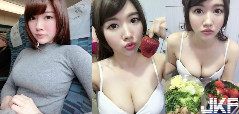 【WPT扑克】巨乳「水果妹」誘惑吃草莓！搭配胸前自備F級「香濃煉乳球」好可口…