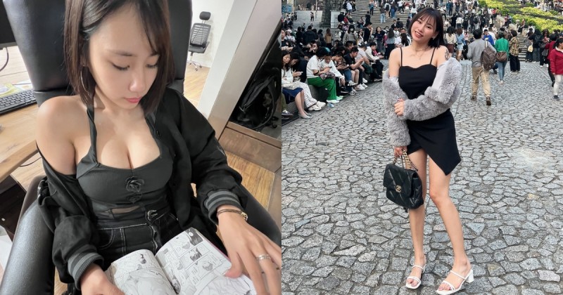 【WPT扑克】爆乳OL正妹「愛妃教母aifei」上班看色漫！超辣曲線害同事也想一起色色