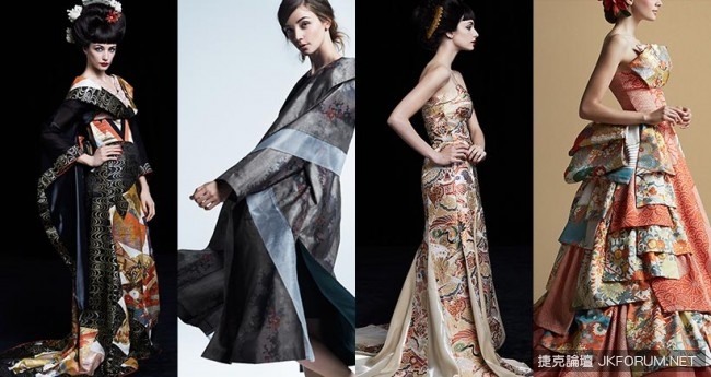 【WPT扑克】和風和現代結合！日式古布婚紗禮服