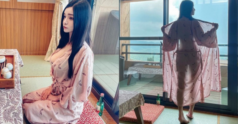 【WPT扑克】「G奶正妹」日式溫泉旅館住宿，超透浴衣露出「窈宨曲線」，網友吶喊：番號呢？