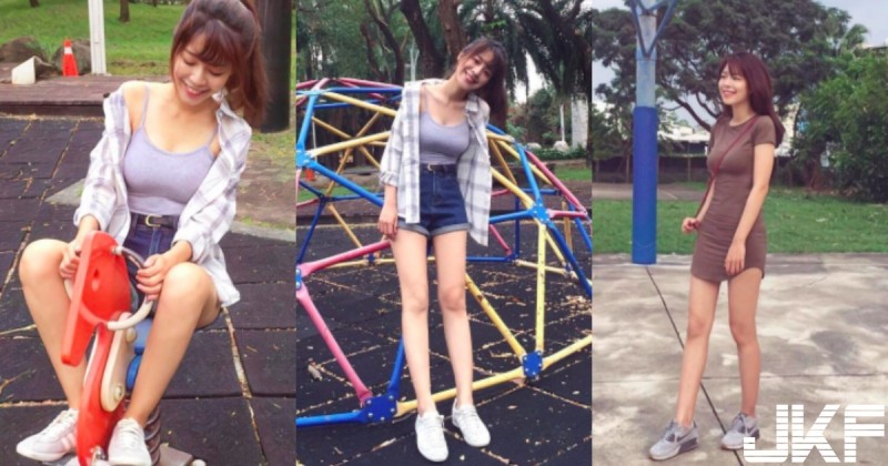 【WPT扑克】公園驚見「美乳長腿妹」用力騎木馬！但是好尷尬正妹腿太長，木馬「完全夾不住」呀～