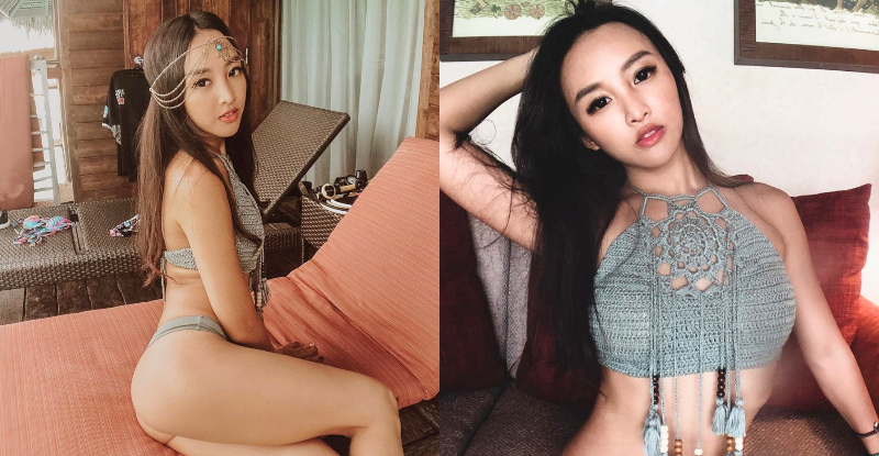 【WPT扑克】陽光下的蜜桃！古銅色正妹「小奈兒」火辣美體擁抱自然，渾圓雙乳浪淘得比海水還高！