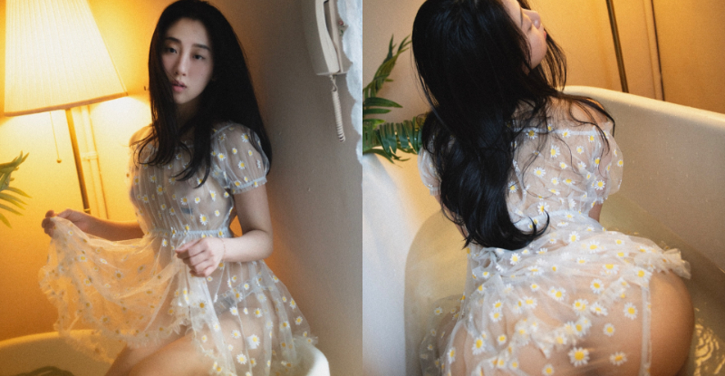 【WPT扑克】性感正妹「淇淇Selina」穿透視洋裝，「蜜臀出水」畫面超養眼！