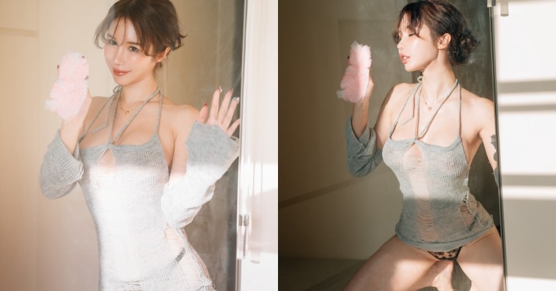 【WPT扑克】女友這麼能幹你幾點回家？「辛尤里」性感露豪乳開腿做家事